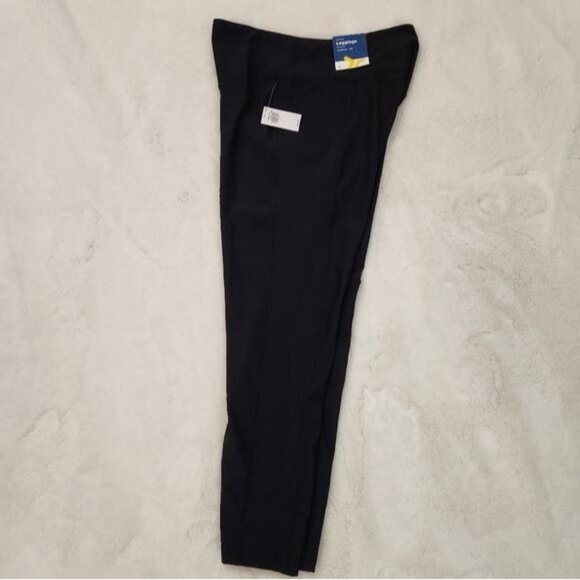 Old Navy Active Large High-Rise Leggings Go Dry Black - Picture 4 of 6